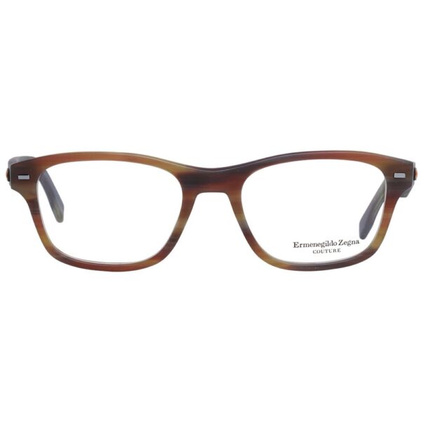 Ermenegildo Zegna Brown Men Optical Frames - Image 2