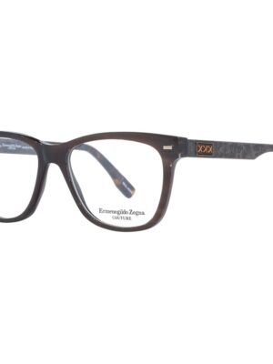 Ermenegildo Zegna Brown Men Optical Frames