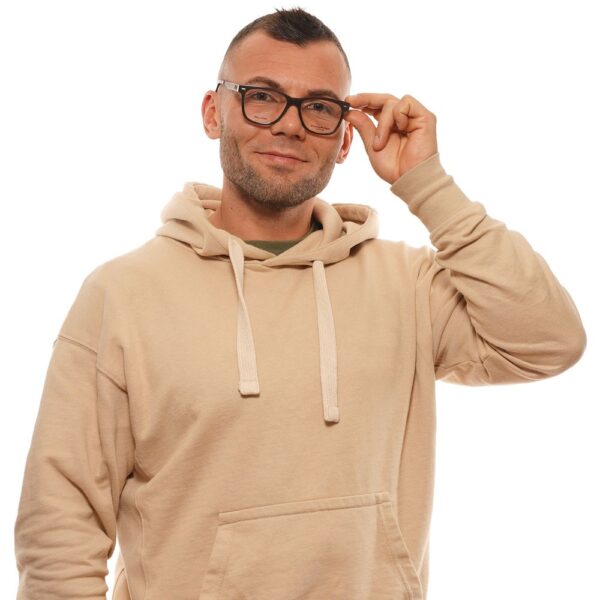 Ermenegildo Zegna Brown Men Optical Frames - Image 4