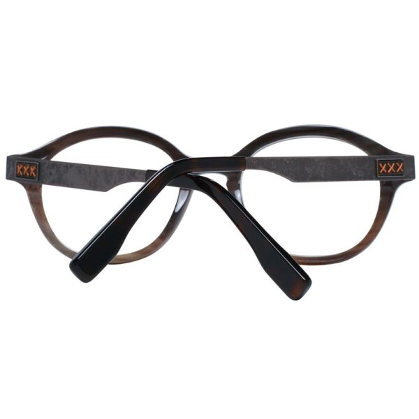 Ermenegildo Zegna Brown Men Optical Frames - Image 3