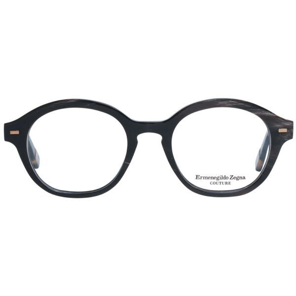 Ermenegildo Zegna Brown Men Optical Frames - Image 2
