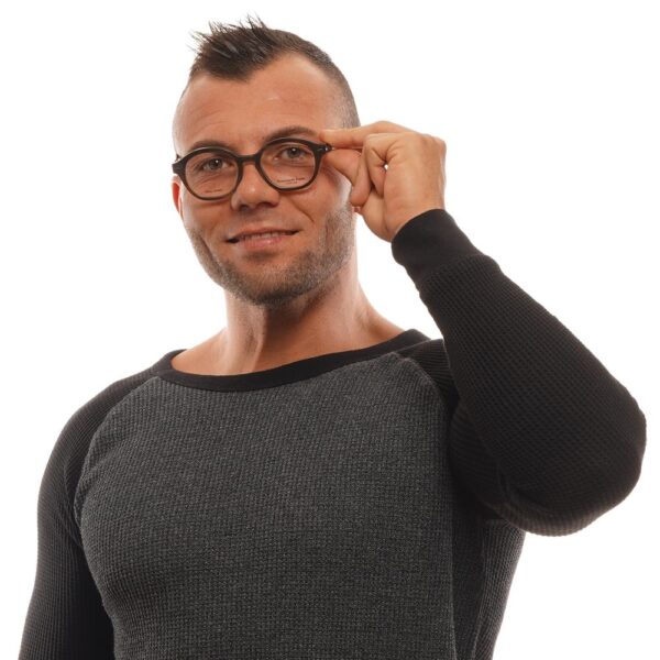 Ermenegildo Zegna Brown Men Optical Frames - Image 4