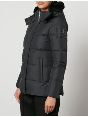 Moose Knuckles Black Polyester Jacket & Coat