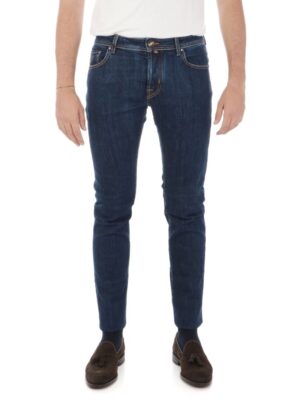 Jacob Cohen Blue Cotton Jeans & Pant