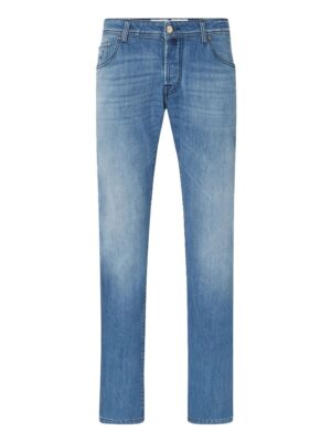 Jacob Cohen Light Blue Cotton Men Jeans