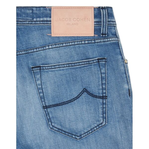 Jacob Cohen Light Blue Cotton Men Jeans - Image 3