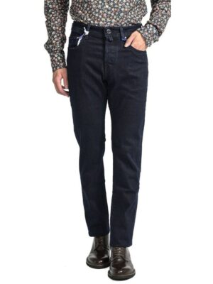 Jacob Cohen Blue Cotton Jeans & Pant