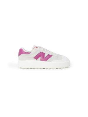 New Balance Pink Leather Sneaker