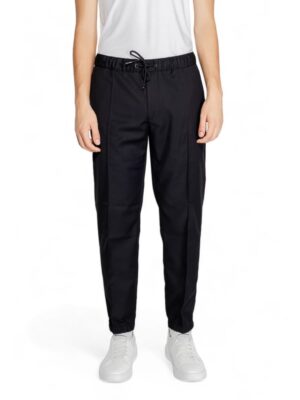 Armani Exchange Black Polyester Jeans & Pant