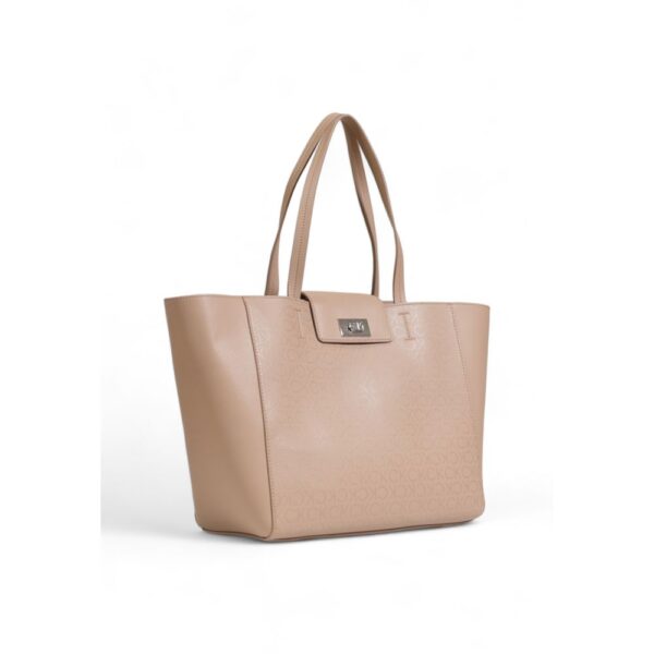 Calvin Klein Beige Recycled Polyester Handbag - Image 4