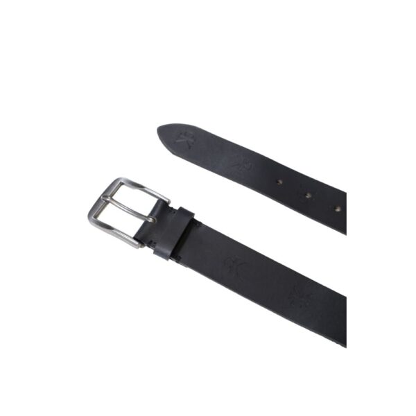 Calvin Klein Jeans Gray Leather Belt - Image 3