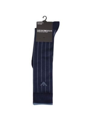 Emporio Armani Underwear Blue Cotton Sock