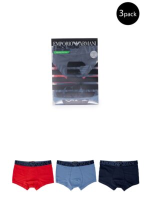 Emporio Armani Underwear Blue Cotton Underwear