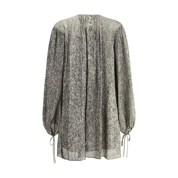 Chloé Silk lamé mini Dress - Image 2