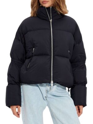 Moose Knuckles Black Nylon Jackets & Coat