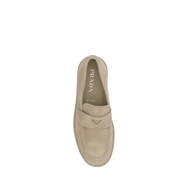Prada Suede Loafers - Image 4