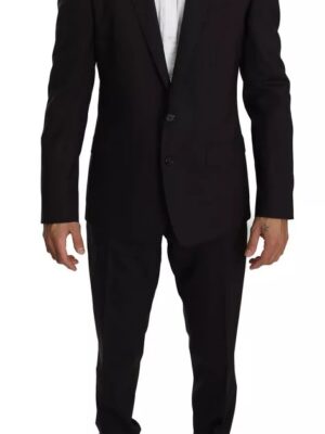 Dolce & Gabbana Purple MARTINI Wool Stretch 2 Piece Suit