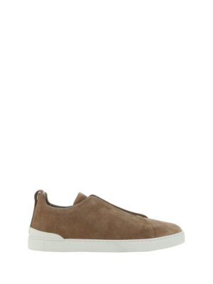 ZEGNA Suede leather Sneakers