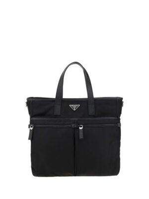 Prada Logoed Tote Bag