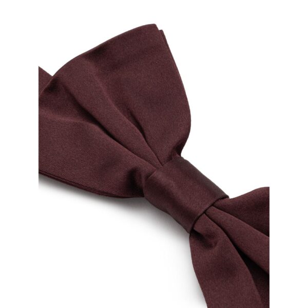 Dolce & Gabbana Burgundy Silk Ties & Bowty - Image 2