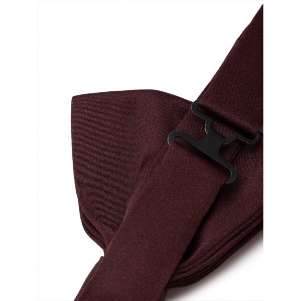 Dolce & Gabbana Burgundy Silk Ties & Bowty - Image 3