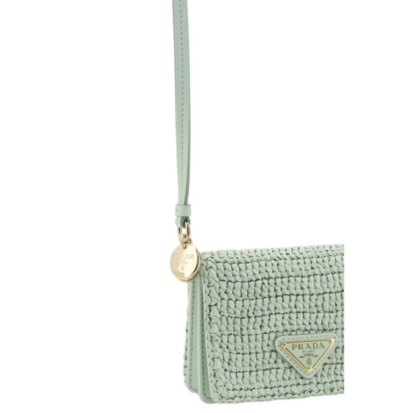 Prada Raffia Card Holder - Image 3