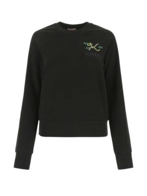 Kenzo Black Cotton Sweater