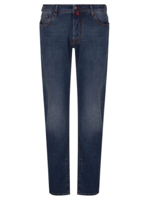 Jacob Cohen Blue Cotton Jeans & Pant