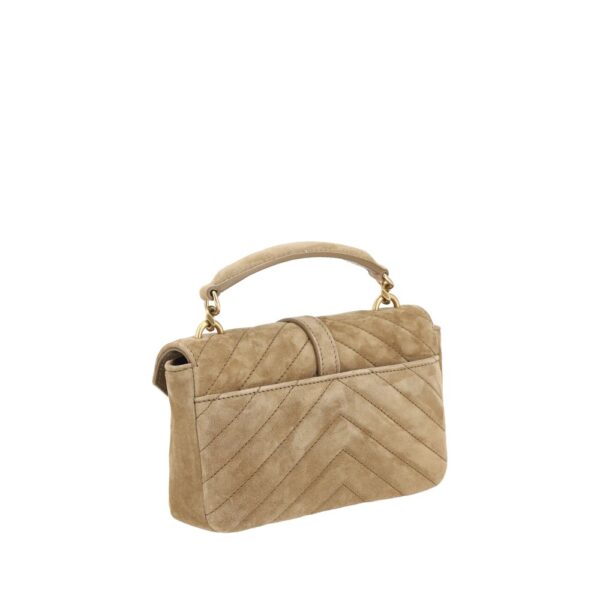 Saint Laurent Suede Shoulder Bag - Image 3