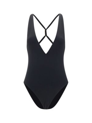 Versace Safety Pin One Piece Swimsuit