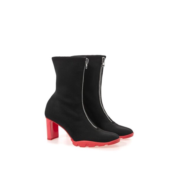 Alexander McQueen Black Neoprene Boot - Image 3