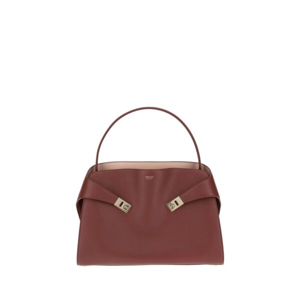 Ferragamo Leather Top Handbag