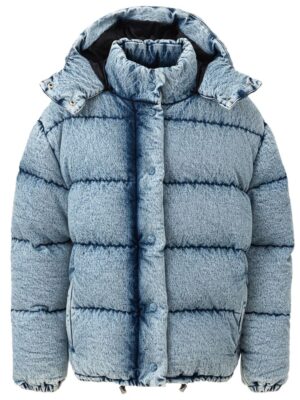 Miu Miu Blue Polyester Jackets & Coat