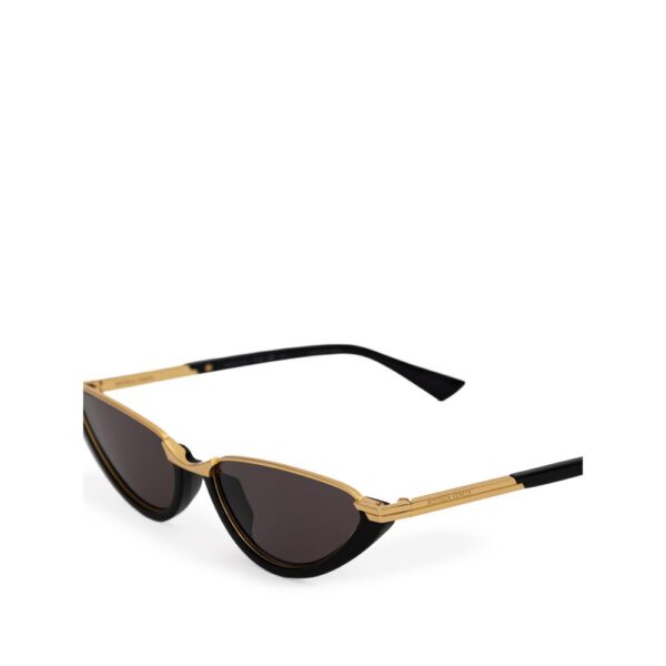 Bottega Veneta Black Haircalf Sunglasses - Image 3