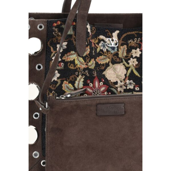 Valentino Garavani Floral embroideried Nellcote Tote Bag - Image 5