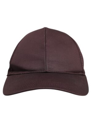Dolce & Gabbana Brown Cotton DG Crown 6 Panels Baseball Cap