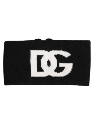 Dolce & Gabbana Black White Knitted Headband Hat
