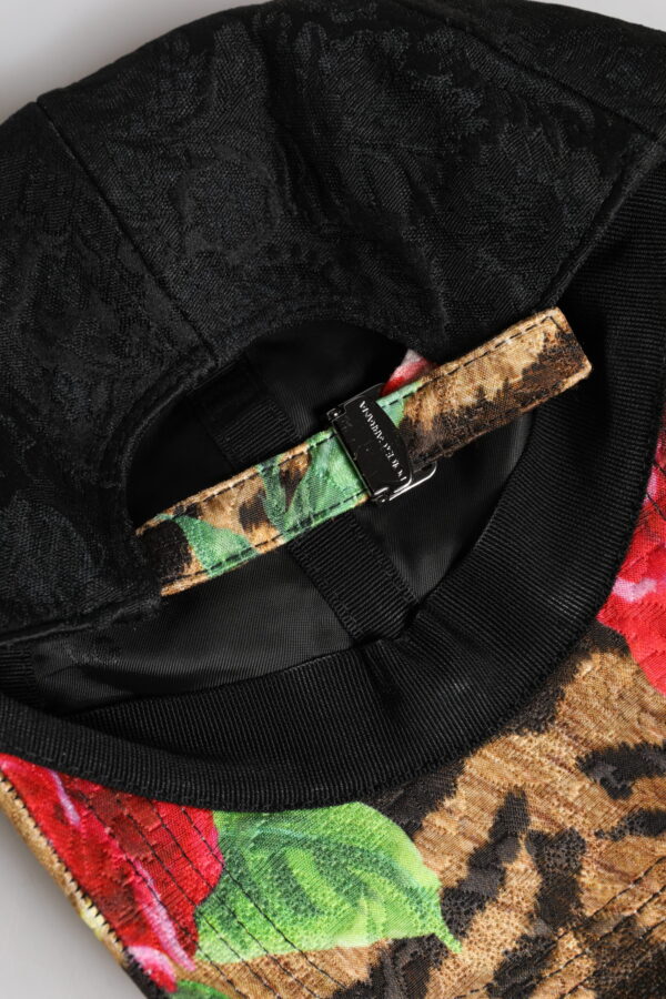 Dolce & Gabbana Multicolor DG Logo Patch 6 Panels Baseball Cap - Image 8