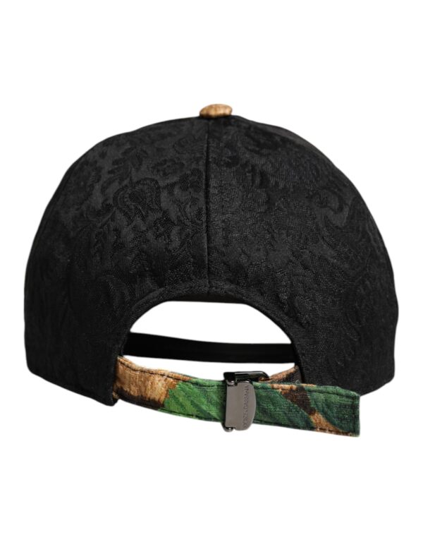 Dolce & Gabbana Multicolor DG Logo Patch 6 Panels Baseball Cap - Image 5