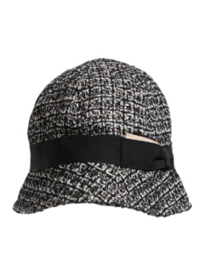 Dolce & Gabbana Black Cotton Blend Bucket Hat