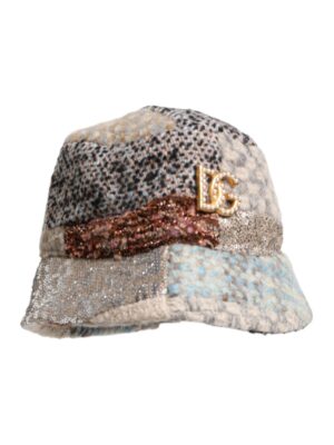 Dolce & Gabbana Multicolor Patchwork Embellished Bucket Hat