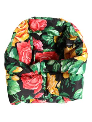 Dolce & Gabbana Multicolor Floral Print Whole Head Wrap Hat