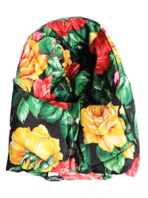 Dolce & Gabbana Multicolor Floral Print Whole Head Wrap Hat