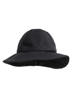Dolce & Gabbana Black Cotton Wide Brim Bucket Hat