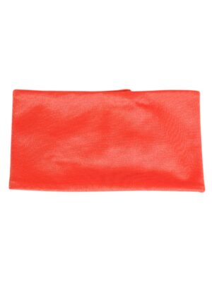 Dolce & Gabbana Orange Nylon Stretch Women Neck Warmer Scarf