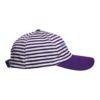 Dolce & Gabbana White Purple Stripe Cotton Women Baseball Cap - Image 5