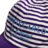 Dolce & Gabbana White Purple Stripe Cotton Women Baseball Cap - Image 7