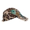 Dolce & Gabbana Brown Leopard Sequin Sicily Baseball Cap - Image 4