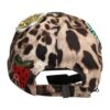 Dolce & Gabbana Brown Leopard Sequin Sicily Baseball Cap - Image 5