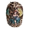 Dolce & Gabbana Brown Leopard Sequin Sicily Baseball Cap - Image 6